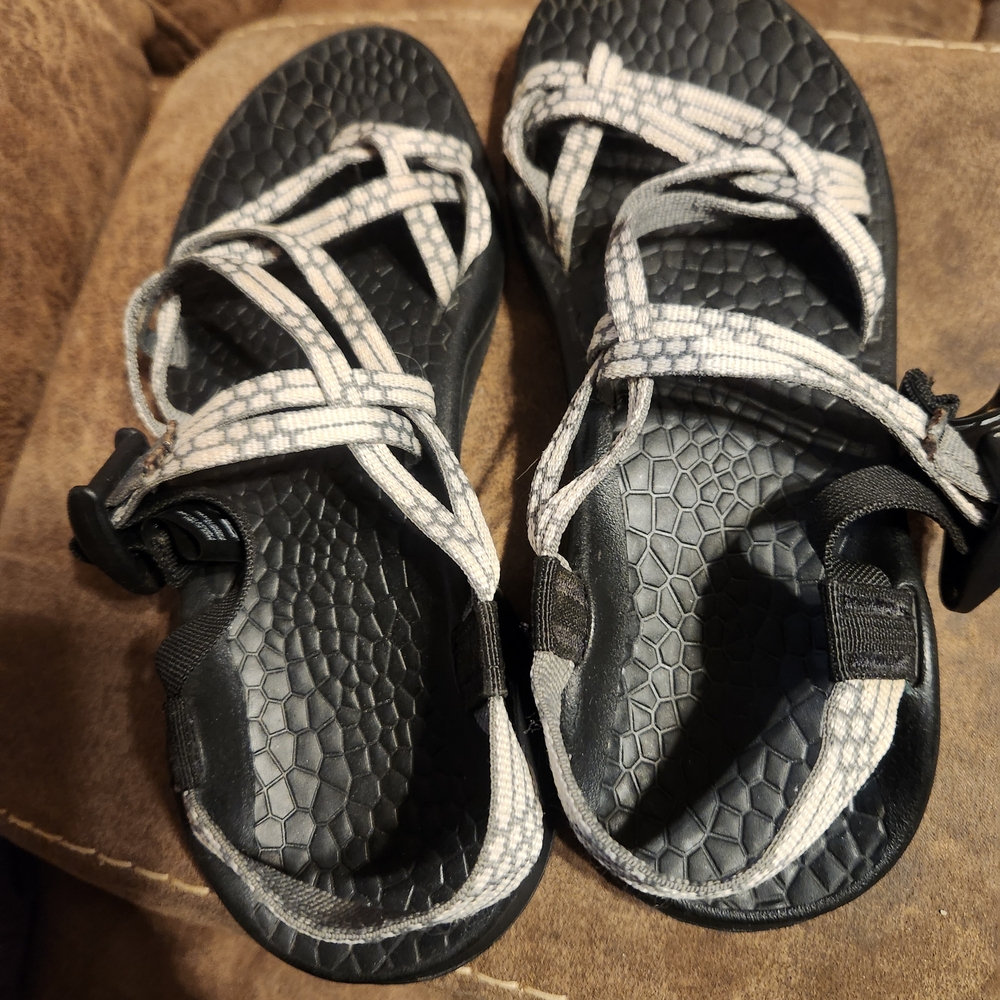 Chaco Black and White Women's Sandals